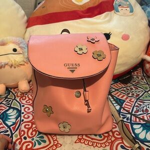 Guess pink backpack/ purse